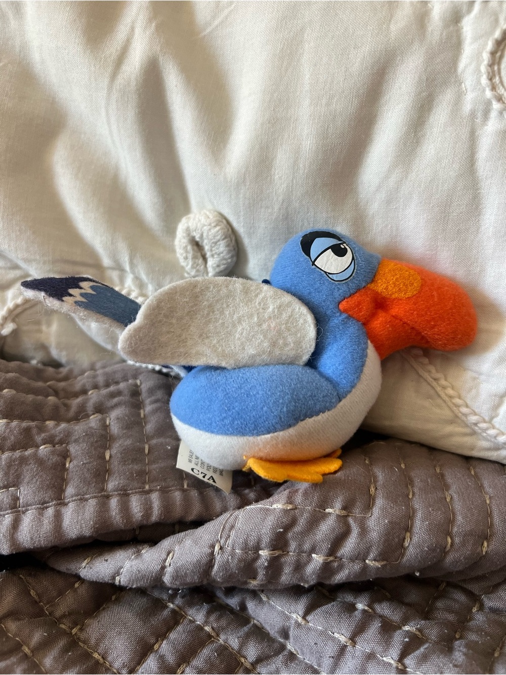 Vintage Zazu Plush Toy 1998 The Lion King II Simba's Pride McDonald 3”
